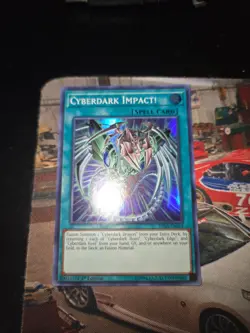 Yu-Gi-Oh! Cyberdark Impact! (SupR) SHVA-EN053 Shadows in Valhalla 1st Edition - Image 3
