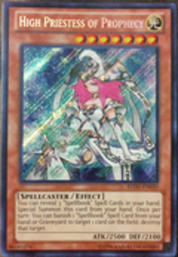 YUGIOH HIGH PRIESTESS OF PROPHECY SECRET RARE EXCELLET REDU-EN020 - Image 1