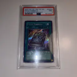 PSA 9 MINT Magic Formula GLAS-EN093 Secret Rare 1st Edition *5447 Yugioh - Image 1