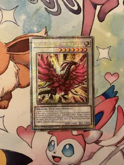 Yu-Gi-Oh! Black Rose Moonlight Dragon RA03-EN038 Quarter Century Secret Rare - Image 1