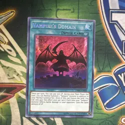 Yugioh! Vampire's Domain DASA-EN009 Secret Rare Unlimited NM - Image 1