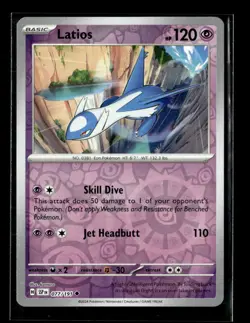 Pokemon Latios 077/191 Surging Sparks Reverse Holo Uncommon 2 Card Lot - Image 1