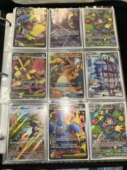 Pokemon TCG Binder Mixed Card Sets Including Holo's, Full Arts, Reverse Holo's - Image 1