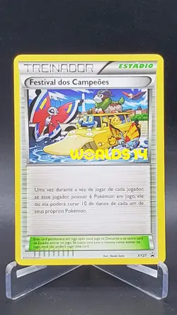 2014 Champions Festival PORTUGUESE World Championship Promo Pokemon Card XY27 - Image 1