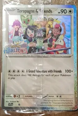 Pokemon TCG Horizons Terapagos and Friends Oversized Jumbo Promo Card Stamped - Image 1