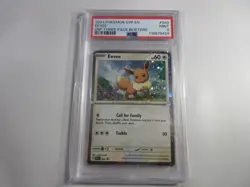 PSA 9 Eevee Holo Three Pack Blister Promo SVP 043 Pokemon Card - Image 1