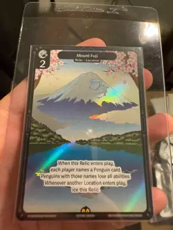 Vibes TCG Mount Fuji FOIL - Legend of the Lils Card # 135 - Image 1
