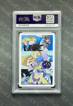 Pokemon PSA 10 Lillie & Cosmog Jack Of Diamonds Poker Cards 2017 Japanese - Image 3