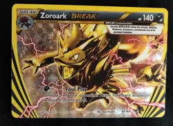 Zoroark BREAK 92/162 Breakthrough Holo Pokemon tcg Card Moderately played - Image 1