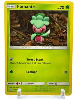 Pokemon Sun & Moon UNIFIED MINDS 15/236 Fomantis 4X Mint/NM Common 4 Card TCG X4 - Image 2
