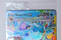 Pokemon TCG Glaceon ex Prismatic Evolutions Promo Card Stamped 026/131 SEALED - Image 3