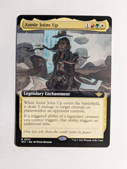 Annie Joins Up (Extended Art) #347 MTG Outlaws of Thunder Junction Regular - Image 1