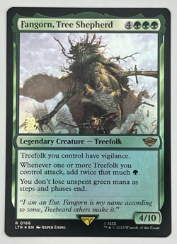 MTG Fangorn, Tree Shepherd Prerelease Foil Promo The Lord of the Rings LTR #166 - Image 1
