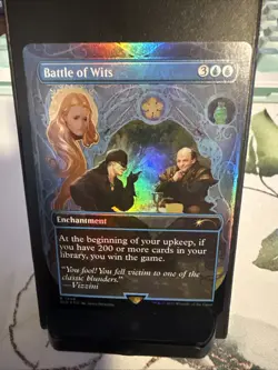 Battle of Wits, R 1446, NM Rainbow Foil MTG Secret Lair x Princess Bride SLD - Image 1