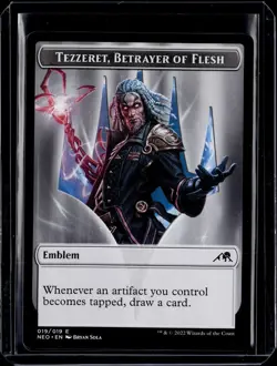 Tezzeret, Betrayer of Flesh Emblem - 19 - NEO - NM - MTG Magic the Gathering - Image 1