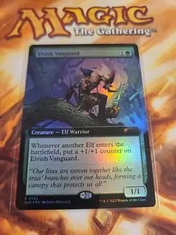 Elvish Vanguard 0762 Extended Art Foil MTG Secret Lair Drop Series English NM - Image 1