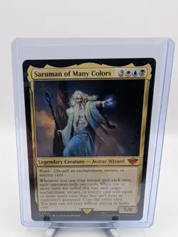 Magic Lord of the Rings #223 Saruman of Many Colors Mythic Rare - Image 1
