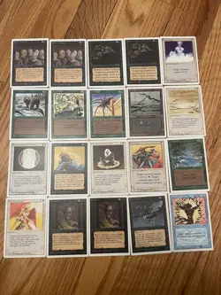 Magic The Gathering Mtg Various 20 Card Lot Vintage 1995 - Very Good Condition - Image 1