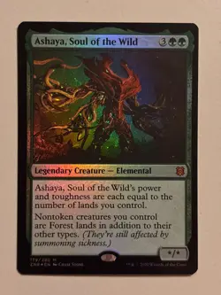 Ashaya, Soul of the Wild - FOIL - Zendikar Rising - MTG LP Magic - Image 1