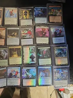 Mtg Spider-Man 41 Card Foil Lot With Qwenom - Image 5