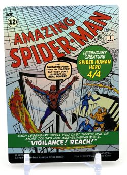 MTG: Marvel's Spider-Man : Peter Parker (0232) (Borderless) (FOIL) MYTHIC 232 - Image 2