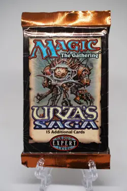 1998 MTG Magic the Gathering Urza's Saga Booster Pack New Sealed WOTC Vintage - Image 1