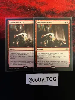 Blasphemous Act Commander: Edge of Eternities Regular - Image 1