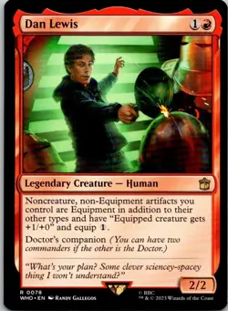 Magic the Gathering Dan Lewis Doctor Who Commander MTG Free Shipping! - Image 1