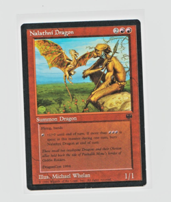 Magic the Gathering ~ MTG ~ 1x Nalathni Dragon ~ LP ~ Media Promos (MEDIA) - Image 1