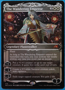 The Wandering Emperor (Showcase 316) FOIL Kamigawa: Neon Dynasty NM (507375) - Image 1