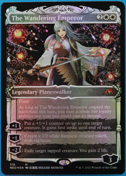 The Wandering Emperor (Showcase 316) FOIL Kamigawa: Neon Dynasty NM (507376) - Image 1