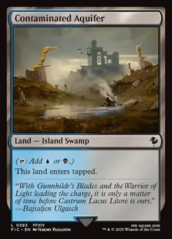 Contaminated Aquifer Commander: FINAL FANTASY NM MTG Non-Foil - Image 1