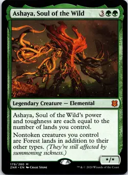Ashaya, Soul of the Wild - Zendikar Rising #179 - NM - Image 1
