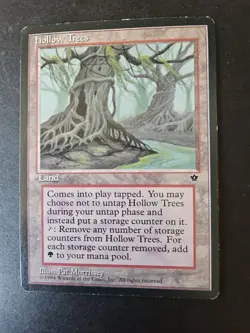 Hollow Trees Fallen Empires 1994 Rare Regular Mtg Magic the Gathering NM - Image 3