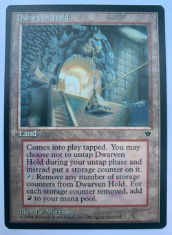 DWARVEN HOLD - MAGIC THE GATHERING - FALLEN EMPIRES - RARE - Image 1