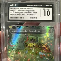 Rainbow Foil Morophon the Boundless SLD #1896 Everyones Invited CGC 10 Pop 1 🔥 - Image 4