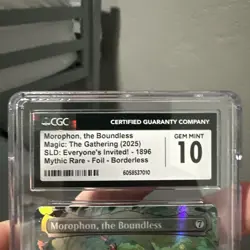 Rainbow Foil Morophon the Boundless SLD #1896 Everyones Invited CGC 10 Pop 1 🔥 - Image 5