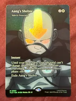 Magic the Gathering MTG Avatar Airbender Aang's Shelter M0007 Foil Borderless - Image 1