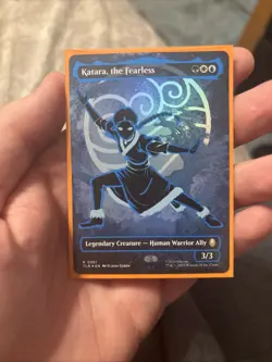 Katara, the Fearless (Borderless Battle Pose) Avatar: The Last Airbender Foil - Image 1