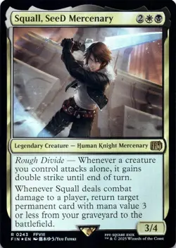 Squall, SeeD Mercenary FOIL Final Fantasy Magic MTG NM - Image 1