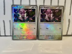Noibat 090/131 Masterball & Pokeball Lot Prismatic Evolutions Pokemon - Image 1