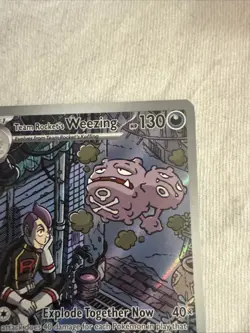 Pokemon TCG Team Rocket's Weezing 199/182! NM Condition! See Description! - Image 3