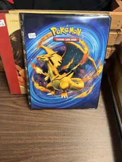 Pokemon 2016 XY Evolutions 9 Pocket Original Binder Folder Charizard & Raichu - Image 1