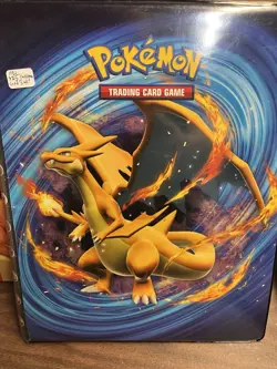 Pokemon 2016 XY Evolutions 9 Pocket Original Binder Folder Charizard & Raichu - Image 2