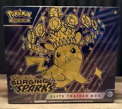 Pokemon TCG Surging Sparks ETB Elite Trainer Box Factory Sealed - Image 1