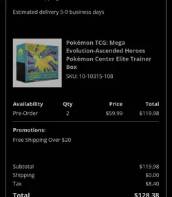Ascended Heroes Pokemon Center Elite Trainer Box (ETB) - PRESALE - CONFIRMED x4 - Image 4
