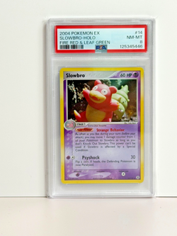 2004 Pokemon EX Fire Red Leaf Green Slowbro holo 14/112 PSA 8 - Image 1