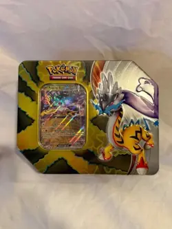 Pokemon PARADOX DESTINIES RAGING BOLT EX TIN IN PLASTIC SEALED - Image 1