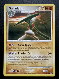 Gallade 2/17 POP Series 7 Promo Rare Pokemon TCG - (LP+) - (2008) - (Regular) - Image 1