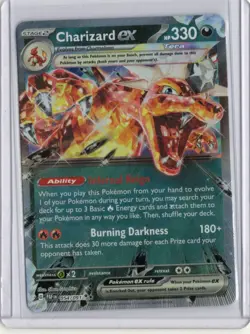 Pokemon TCG Paldean Fates Charizard ex 054/091 Double Rare - Image 1